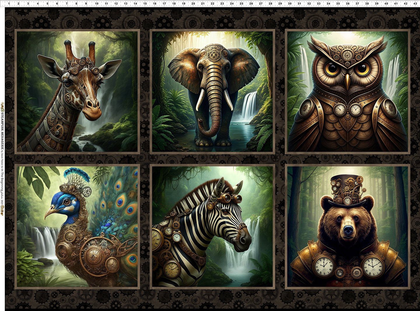 Steampunk Menagerie  - Small Panel