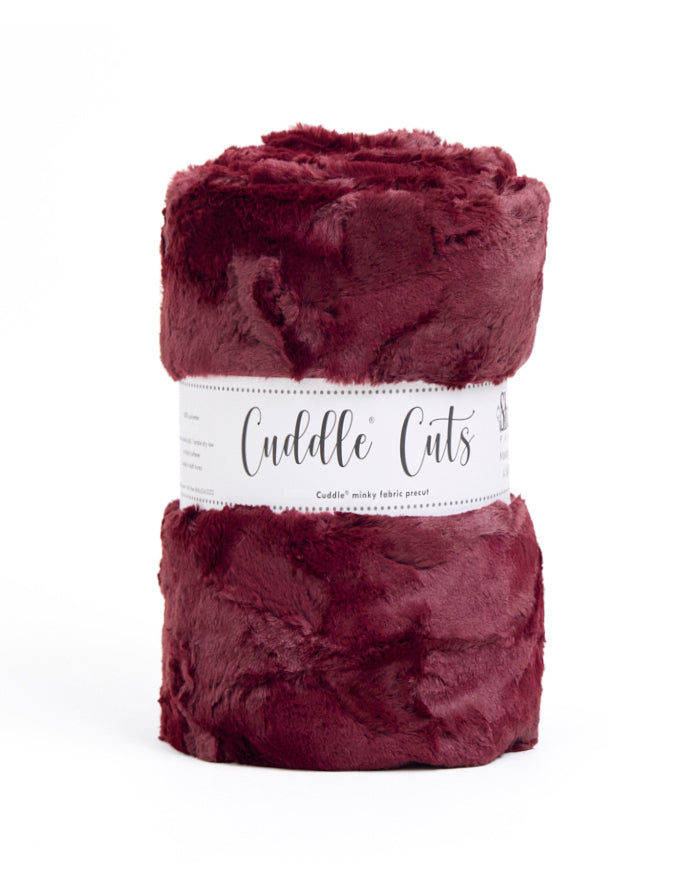 2.5 Yd Luxe Cuddle Cut - Mirage 80 - Black Cherry