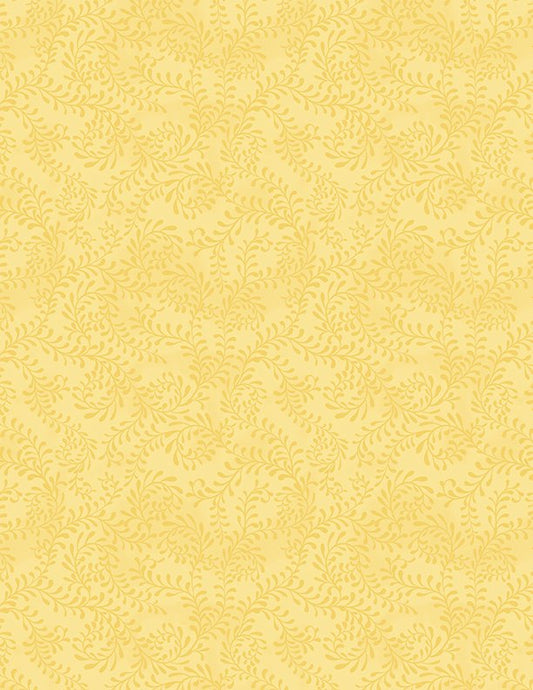 Swirling Leaves - Yellow