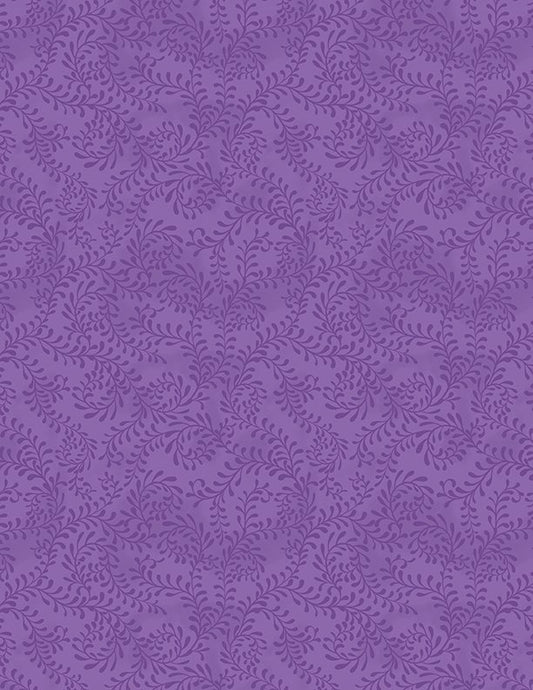 Swirling Leaves - Purple