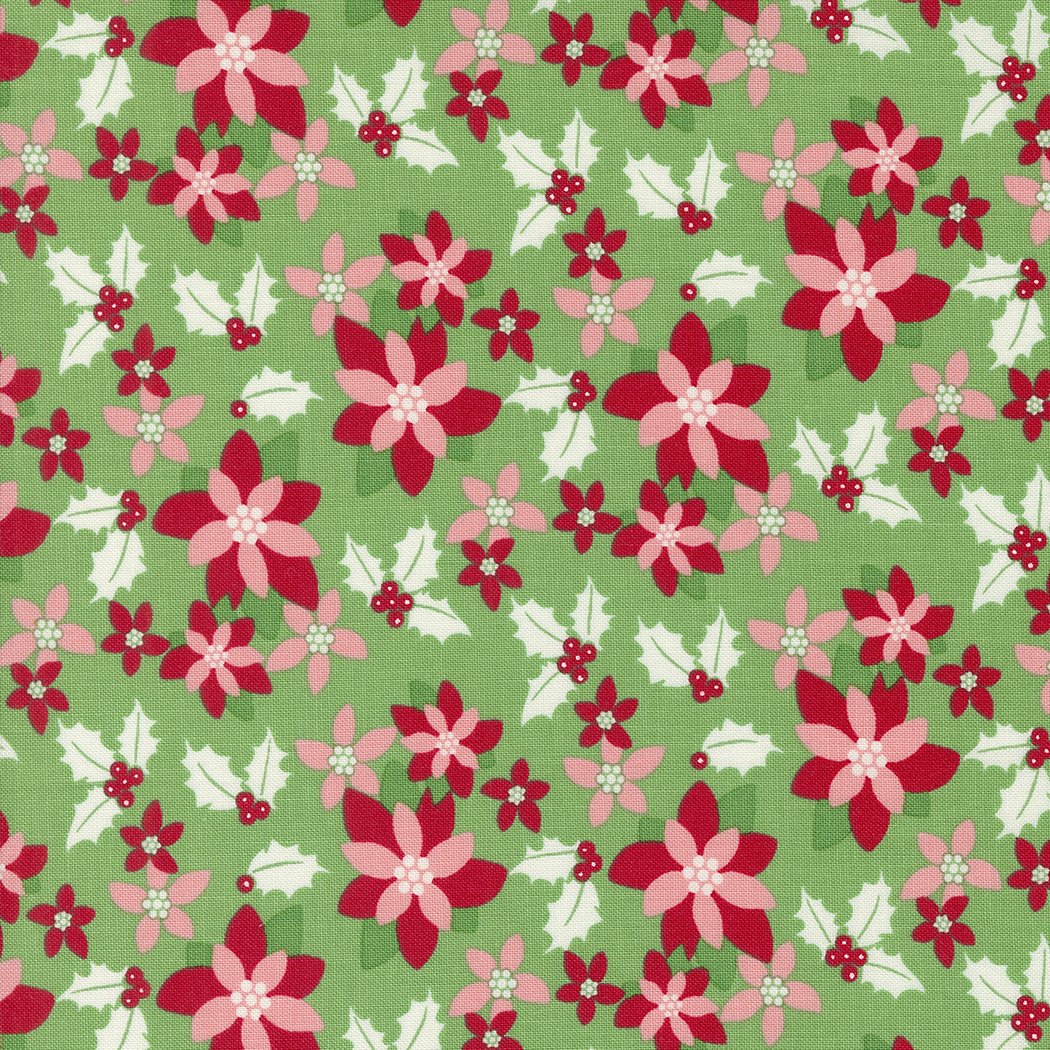 Kitty Christmas - Poinsettia - Holly