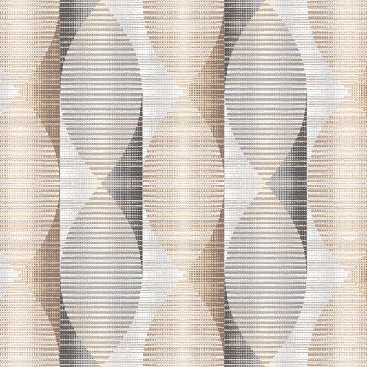 Twisted Ribbons - 108" Wideback - Neutral