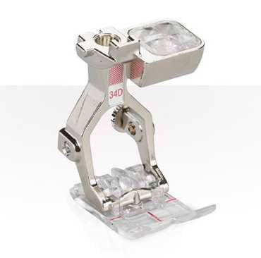 #34D Reverse Pattern Foot Clear 9mm Dual Feed