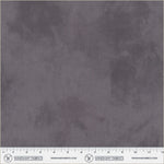 Gray fabric swatch with a ruler at the bottom for scale, branded 'Windham Fabrics'.