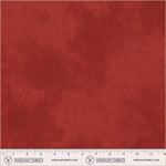 Red fabric swatch with a ruler at the bottom, indicating measurements.