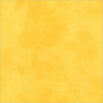 A square yellow fabric texture swatch with a soft, mottled watercolor-like pattern.