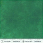 Green fabric swatch with a ruler at the bottom for scale, branded 'Windham Fabrics'.