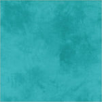 A square fabric swatch showing a mottled teal and turquoise color with a subtle woven texture.