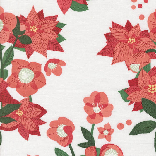 Tiny Christmas - Poinsettia - Snow