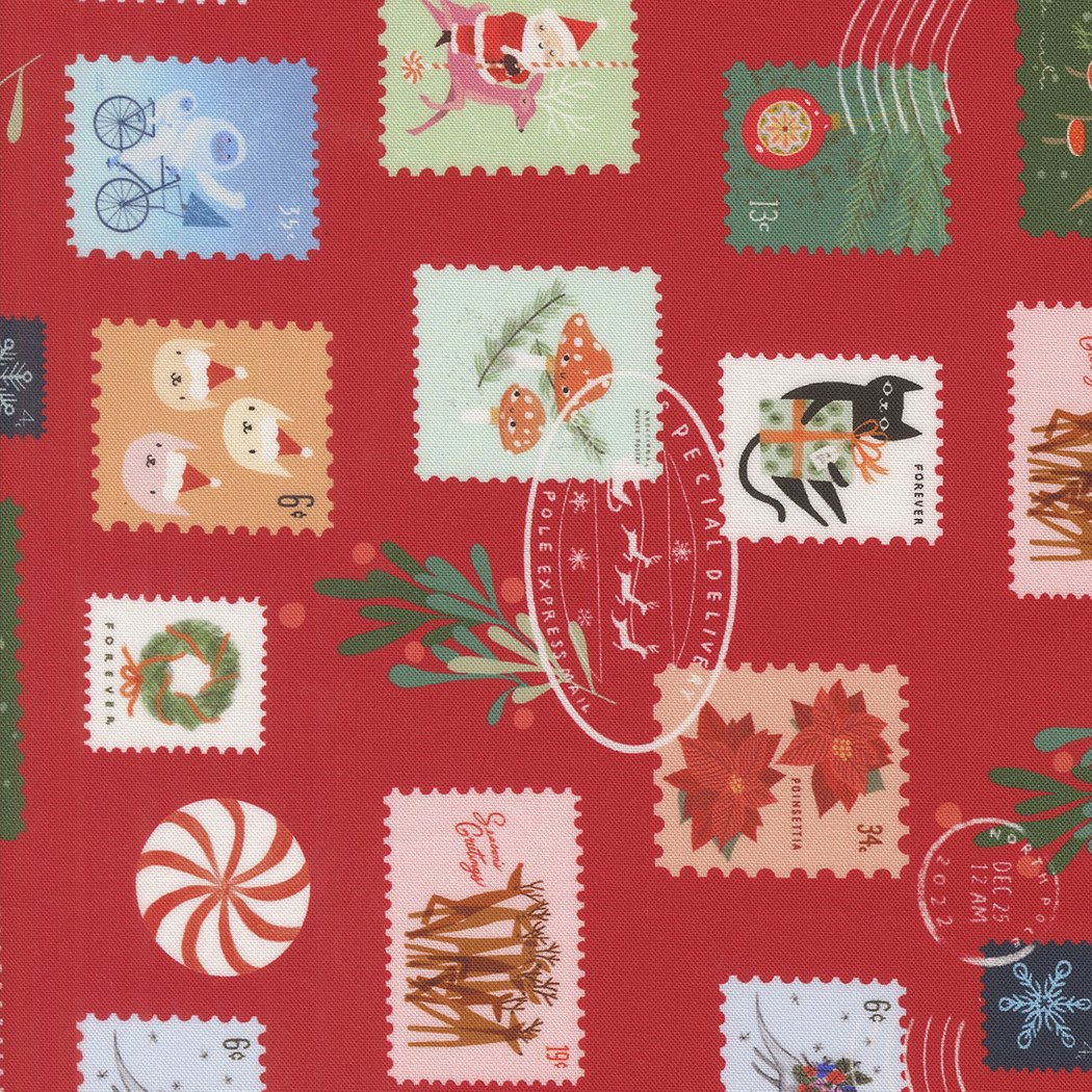 Tiny Christmas - Stamps - Christmas Red