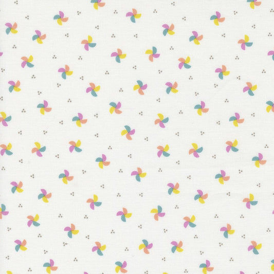 Laguna Sunrise - Pinwheel - Off White