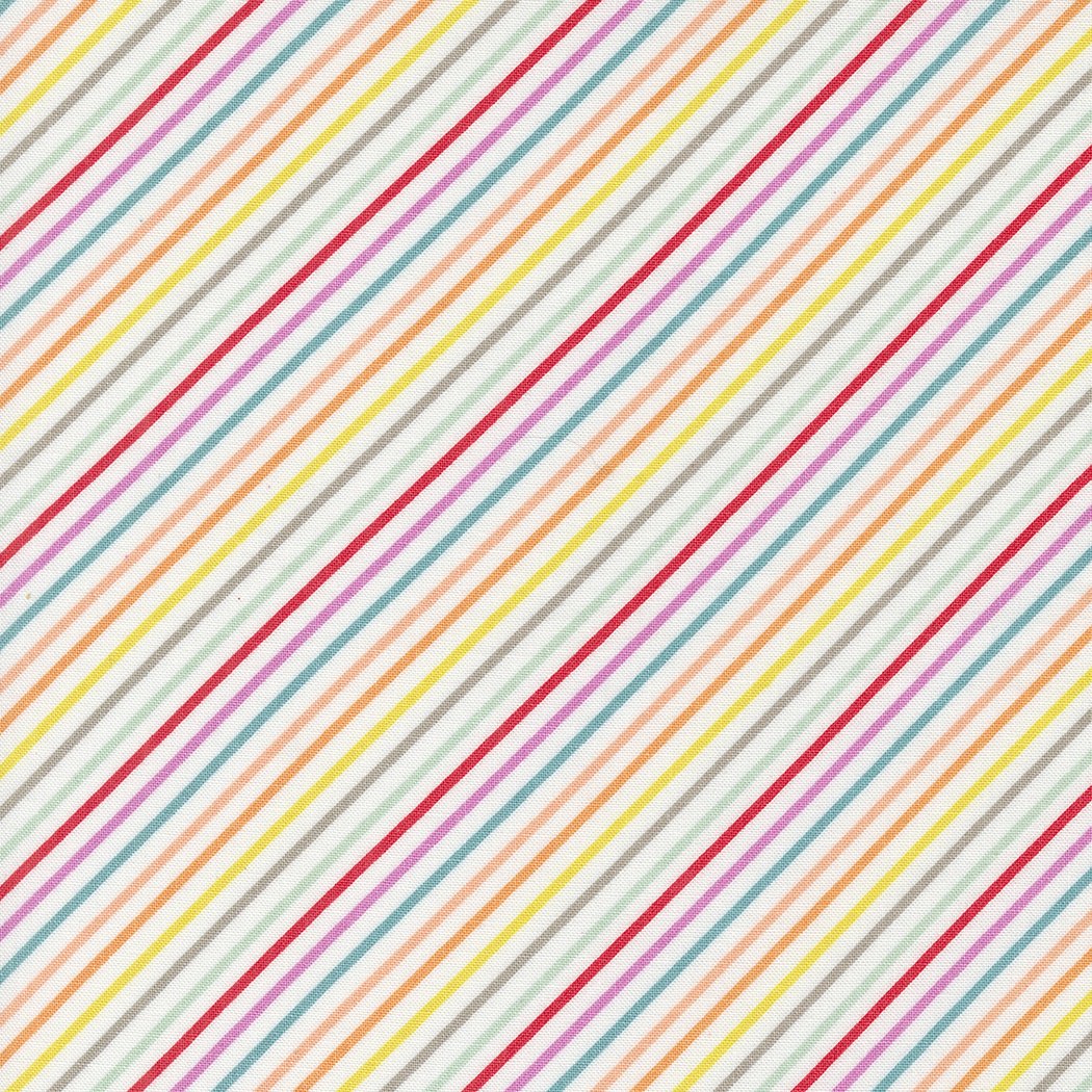 Laguna Sunrise - Stripes - Off White