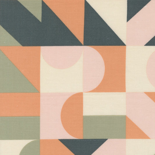 Peachy - Pixelated Peaches - Eggshell