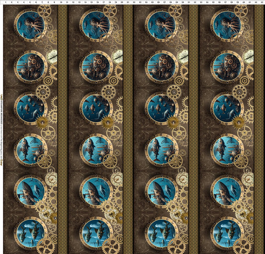 Steampunk Menagerie  - Border