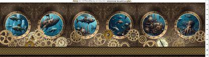 Steampunk Menagerie  - Border