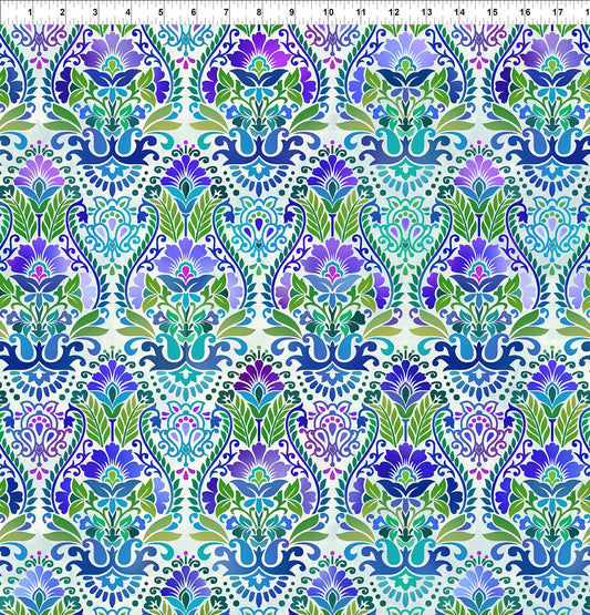 Vivid - Sewposium25 - Brocade - Blue