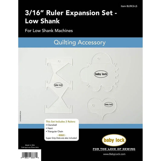 3/16" Expansion Ruler Set - Low Shank