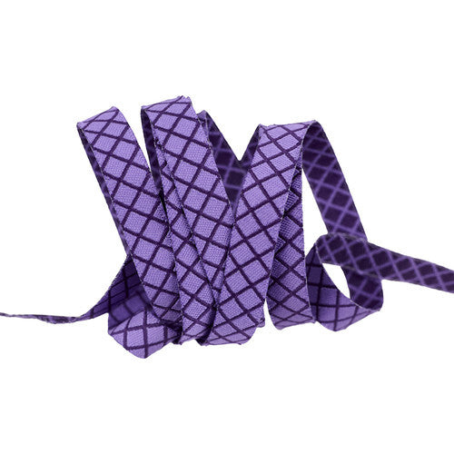 3/8" Ribbon - On the Grid - Mysterious
