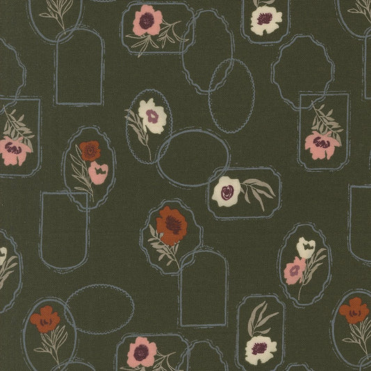 Foraged - Floral Cameo - Pine