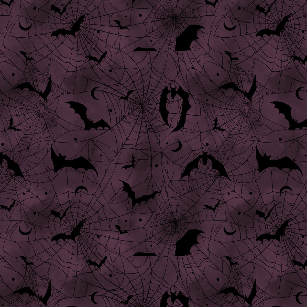Darkly Enchanted - Spiderwebs with Bats