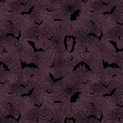 Darkly Enchanted - Spiderwebs with Bats