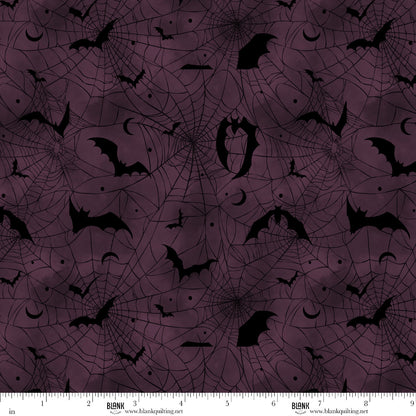 Darkly Enchanted - Spiderwebs with Bats