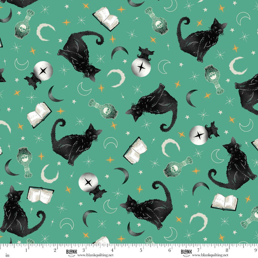 Witchy Wicked - Black Cats, Crystal Balls and Potion Books