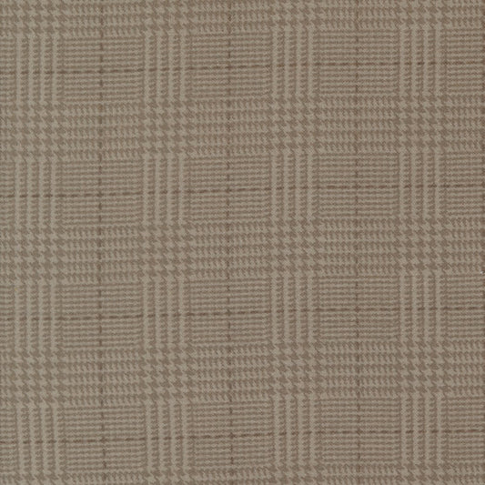 Farmhouse Flannel 3 - Box Check - Cocoa