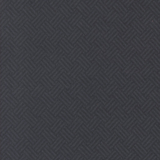 Prairie Gatherings Flannel - Basket Weave - Navy