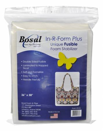 Bosal In R Form Plus Double Sided Fusible Foam Stabilizer 36in x 58in