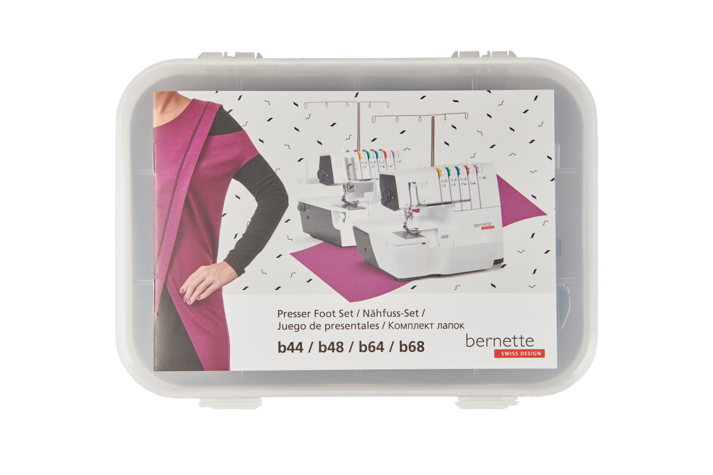 b44/b48/b64/b68 Overlock Sewing Feet Kit - 6pcs