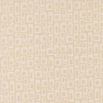 Beige patterned wallpaper with geometric shapes on a beige background