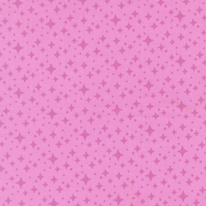 Pattern of small diamond shapes on a pink background