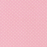 Pink fabric with small white star diamond pattern