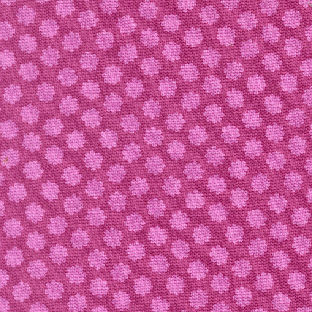Pattern of pink flowers on a pink background