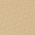 Beige fabric with small polka dot pattern
