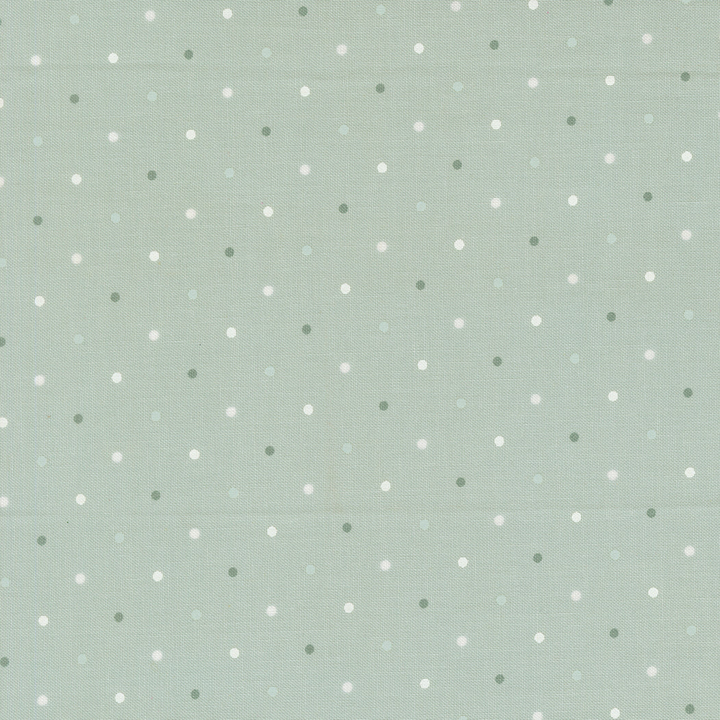 Pattern of small dots on a light blue background