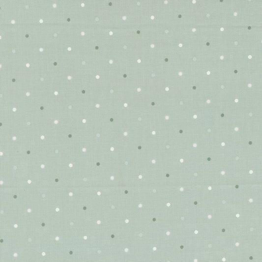 Pattern of small dots on a light blue background