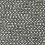 Patterned fabric with small white flowers on a dark blue background