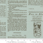 Textual excerpt with a fabric swatch and ruler at the bottom