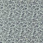 Pattern of birds and branches on a light blue background