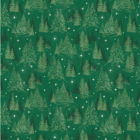 Jolly Christmas - Winter Forest - Green