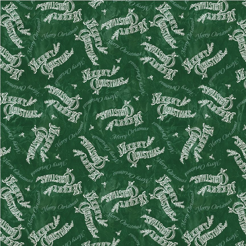 Jolly Christmas - Merry Christmas - Green