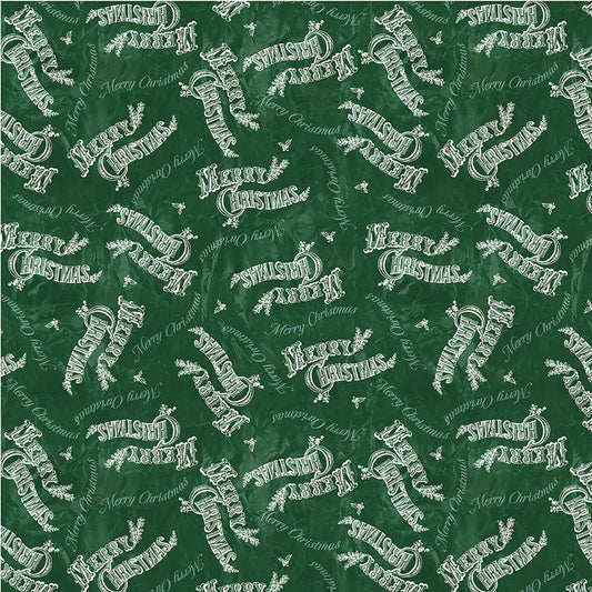 Jolly Christmas - Merry Christmas - Green