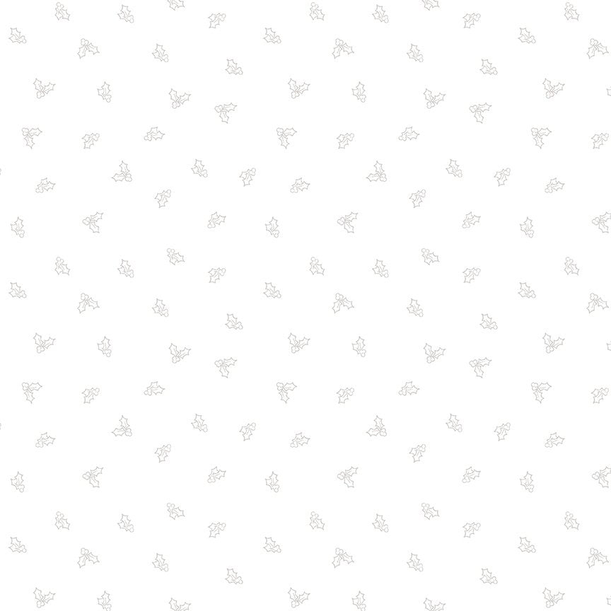 Frosting - Holly - White on White