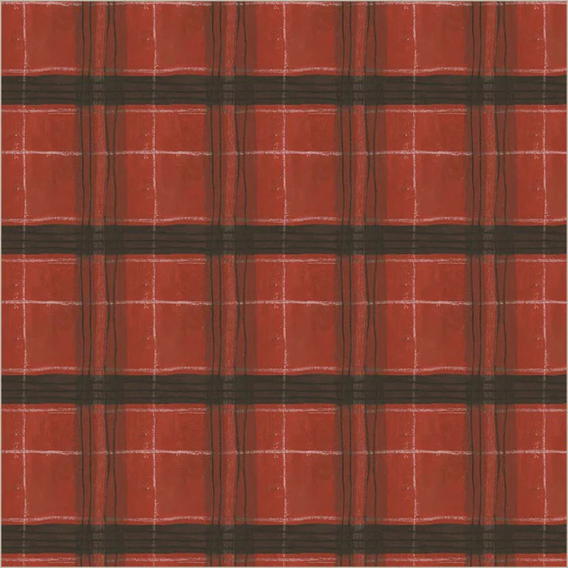 The Plaid One - Window Pane Plaid - Carn Red
