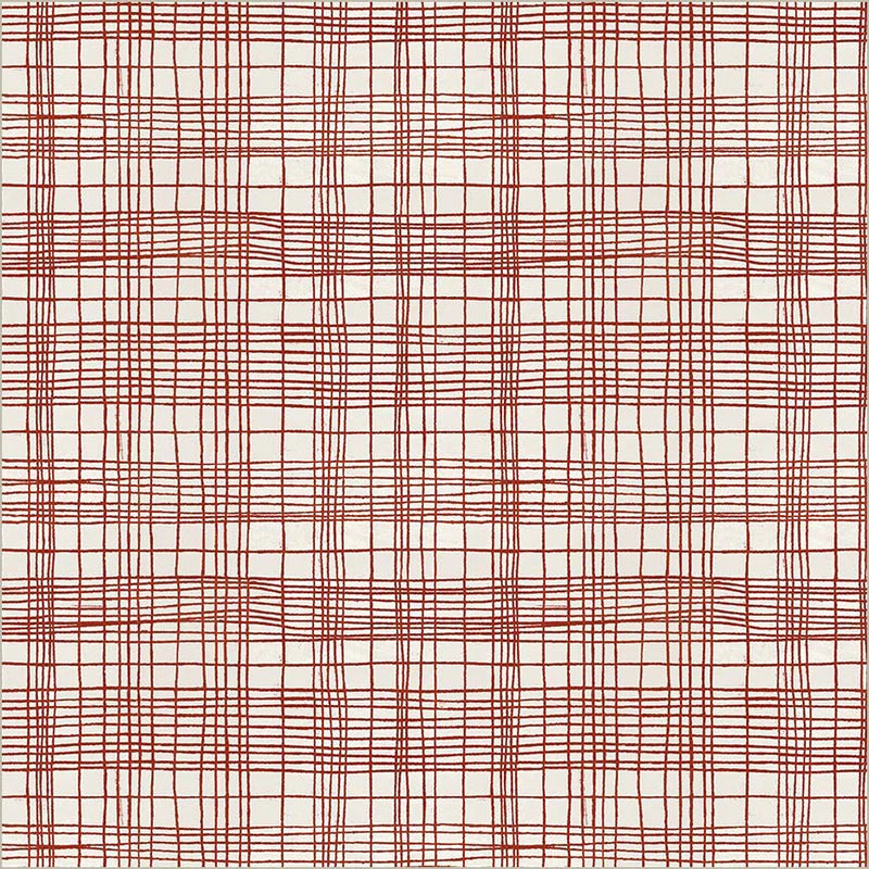 The Plaid One - String Theory Plaid - Pomegranate