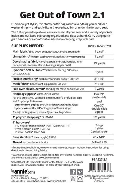 Get Out of Town Duffle 2.1