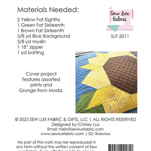 Sunflower Pillow