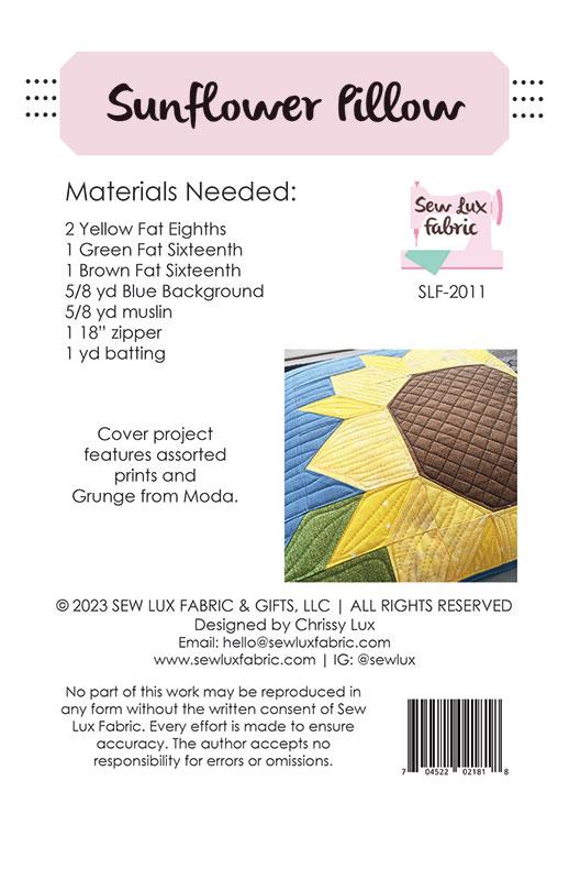 Sunflower Pillow